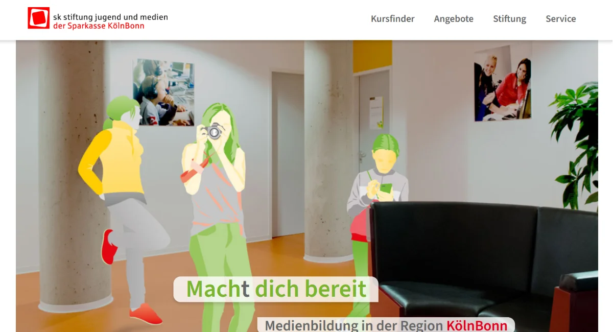 Screenshot der Website sk-jugend.de